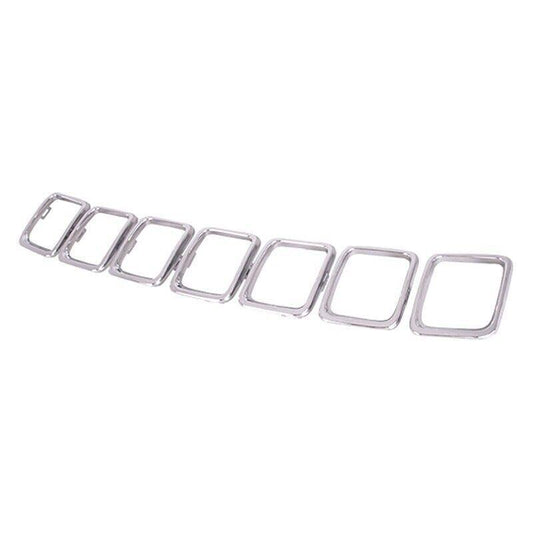 ya 3 6.23 7-piece chrome mesh forming kit suitable for Jeep Compass 17-21 68351457AA