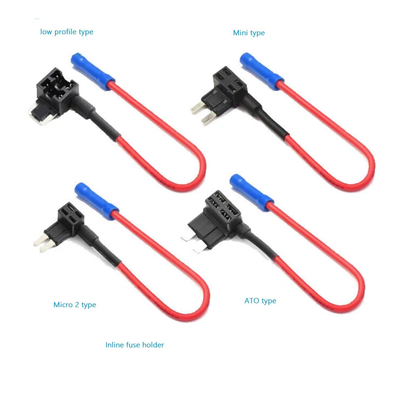 ya 5 8.7 12Pcs Fuse TAP Adapter Kit 12V Car Add Circuit for Mini ATM APM Blade Fuse