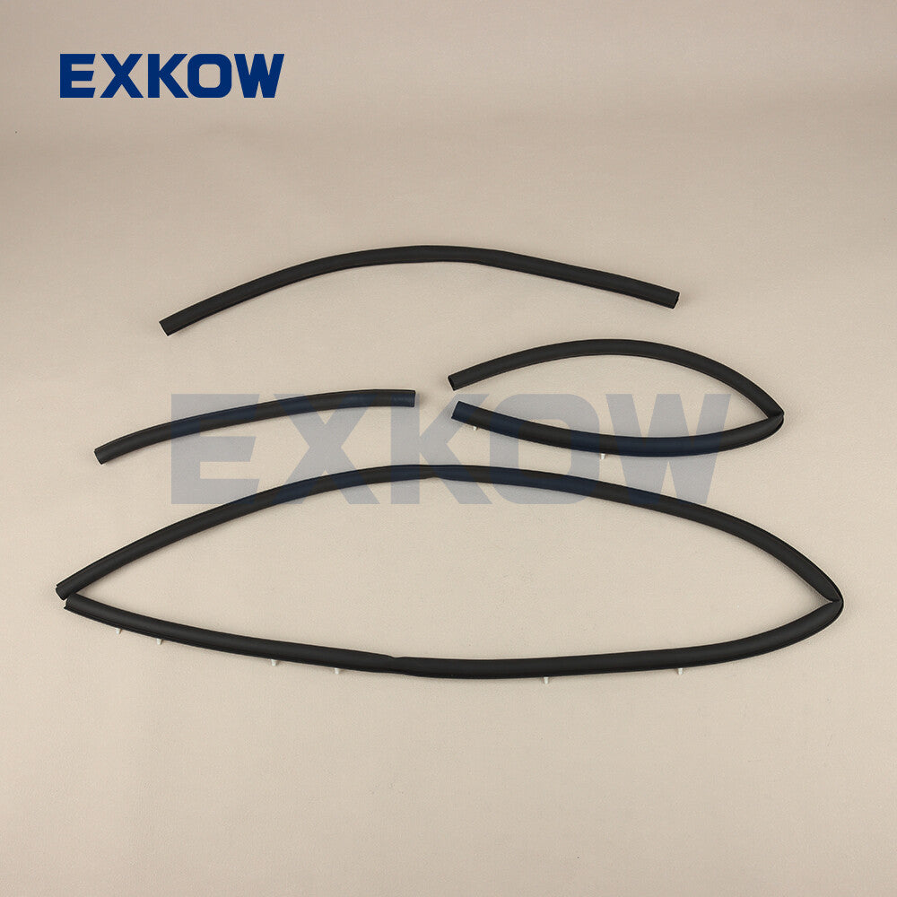 ya 10 5.28.3 4-Piece Hooded Weatherstrip for Mitsubishi Montero 2000 - 2006 MR437095 MR437092 MR503543