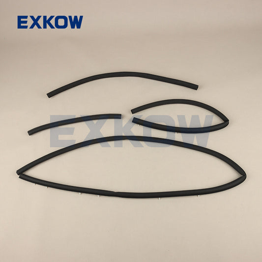 ya 10 5.28.3 4-Piece Hooded Weatherstrip for Mitsubishi Montero 2000 - 2006 MR437095 MR437092 MR503543