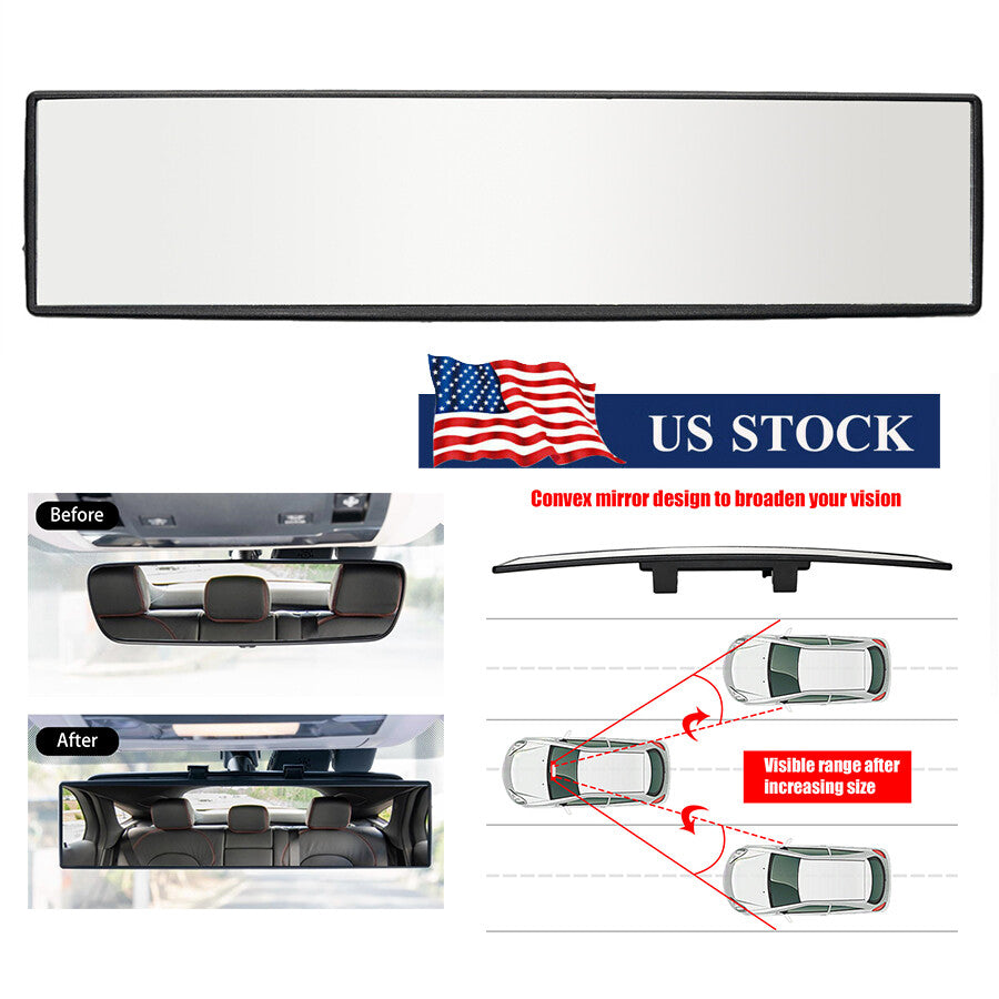 ya 5 8.7 General Motors interior 300mm wide-angle convex pano for Ram ic rearview mirror clip on