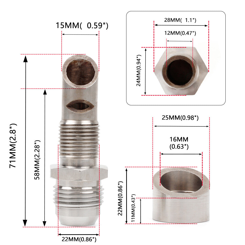 ya 5 8.7 Universal Fitting E-VAC Scavenger Kit W/ Stainless Steel T304 Vacuum Kit