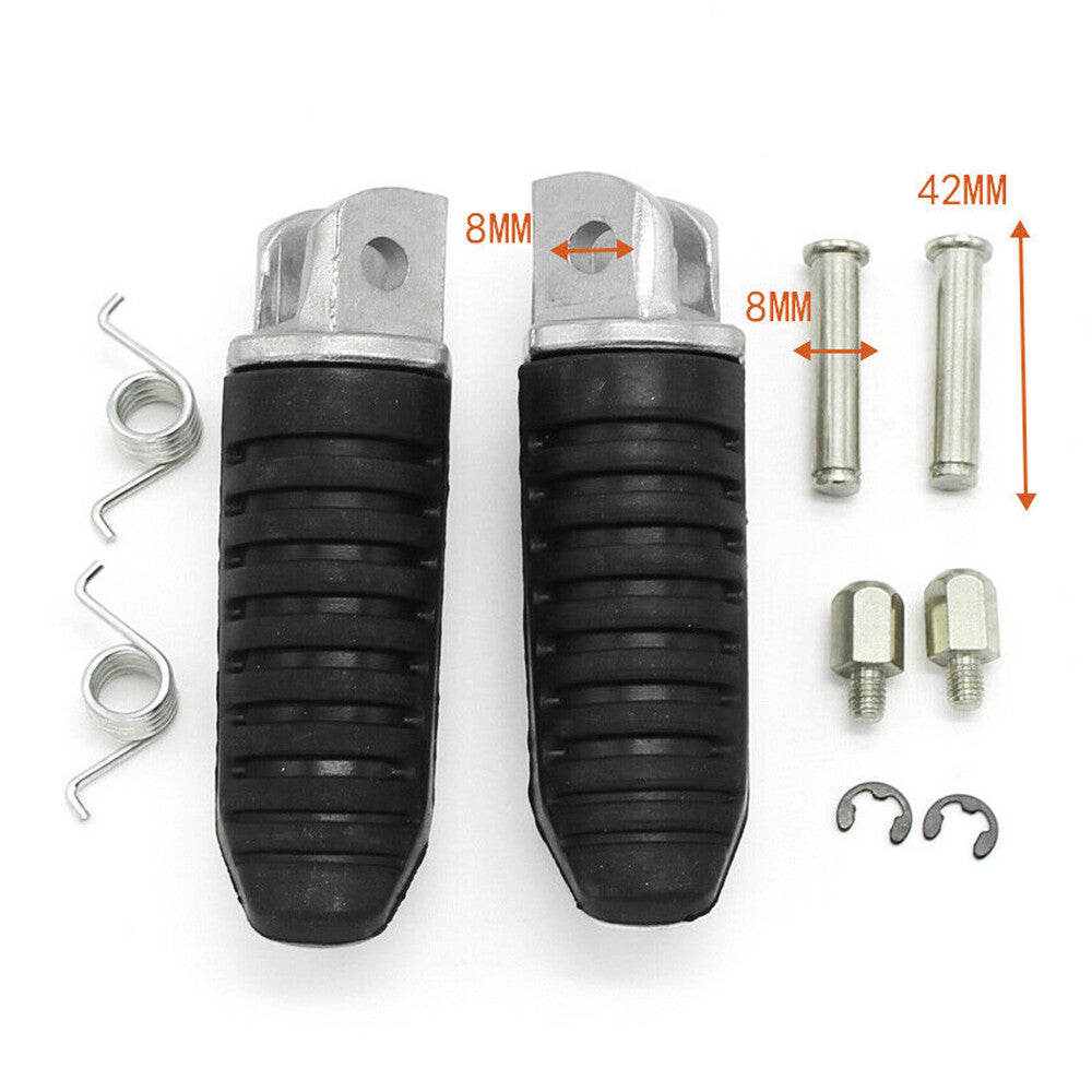ya 11 6.8 Front Rubber Footrest Peg Pedals Fit For GSF1200 GSF1250 Bandit GSX1300R B-King