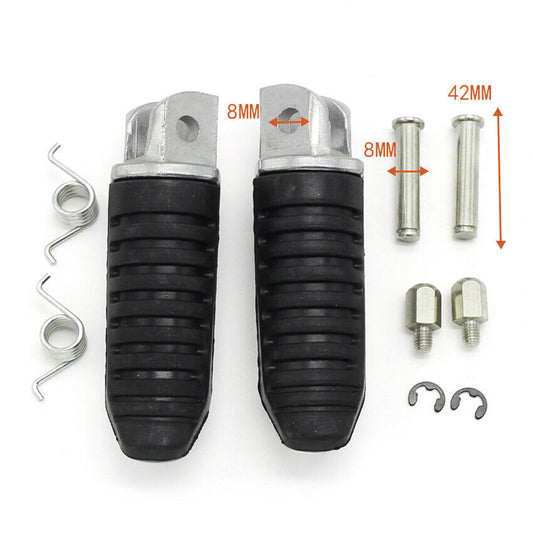 ya 11 6.8 Front Rubber Footrest Peg Pedals Fit For GSF1200 GSF1250 Bandit GSX1300R B-King