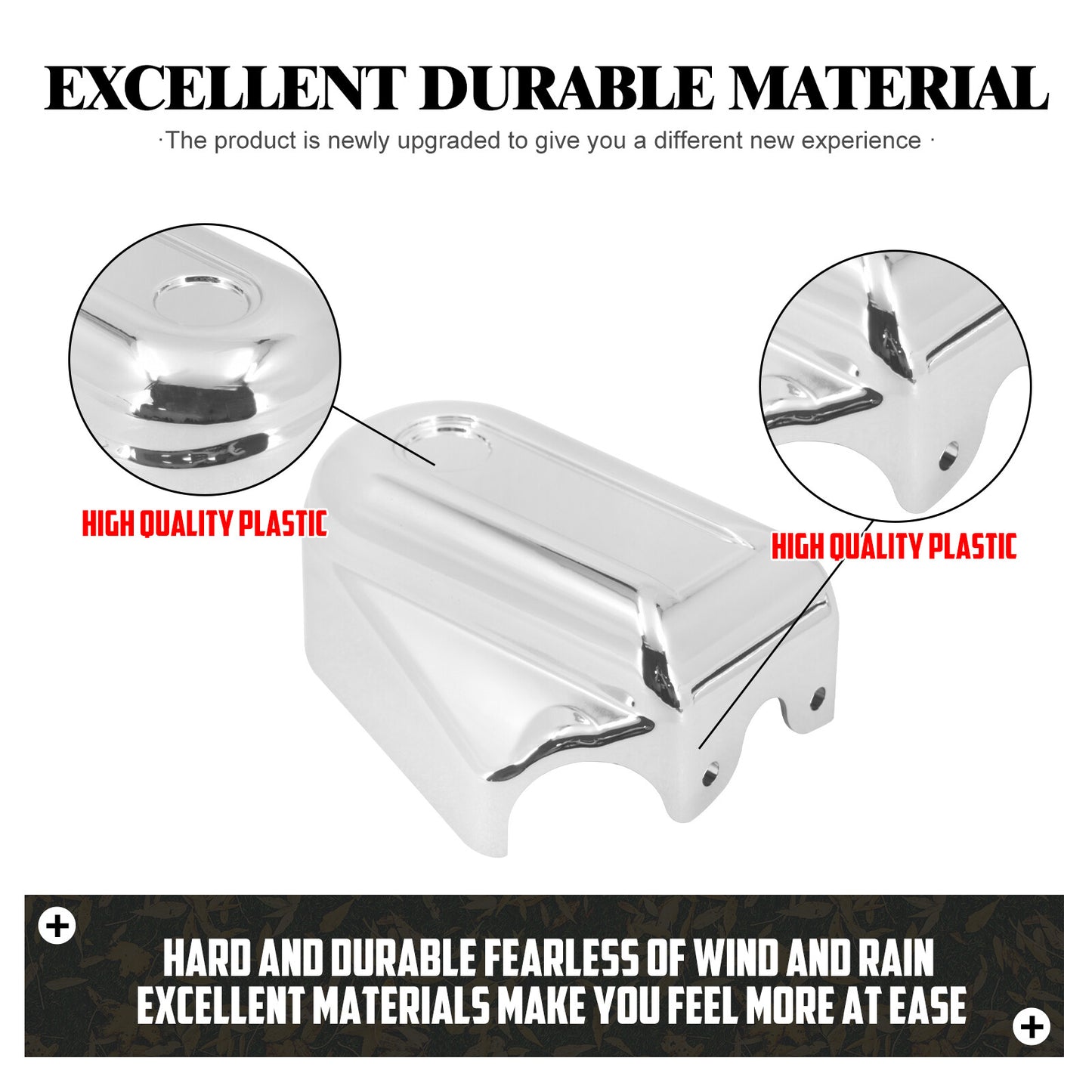 ya 5 8.7 Chrome Bar Shield Rear Axle Covers Swingarm for Harley Softail Slim Deluxe 08-17