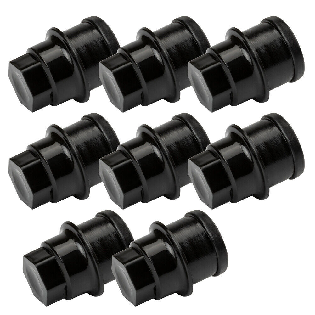 ya 2 7.14 24PCS Replace 12472838 9597158 15767268 Black Wheel Nut Covers M27-2.0 Hex 22mm