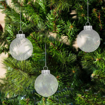 ya 25 Set of 12 Balls with Lids for DIY Decorating and Home Or mentation