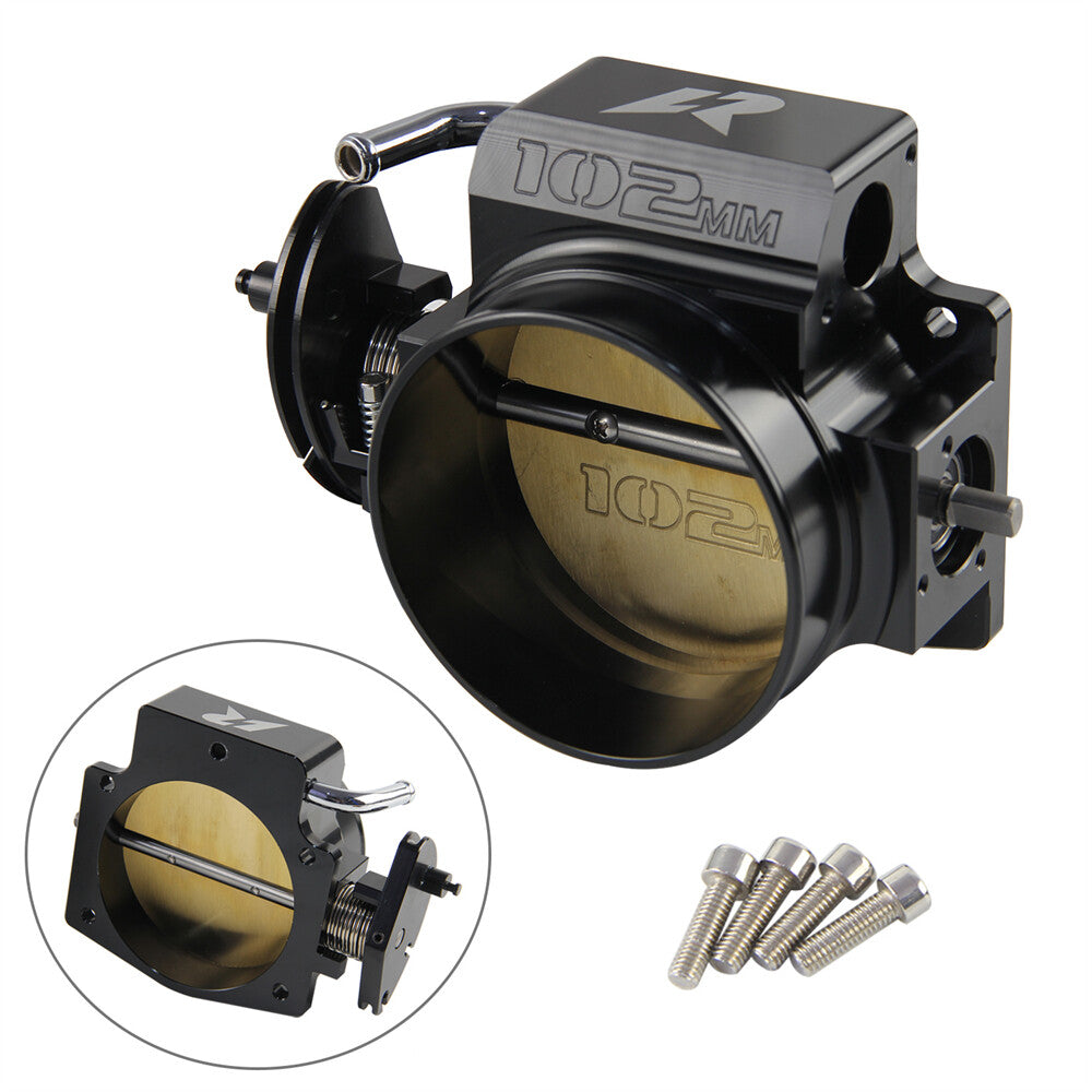 ya 27 7.20 102MM CNC Throttle Body for Chevy GM Gen III LS1 LS2 LS3 LS6 LS7 SX LS LSX 4Bolt