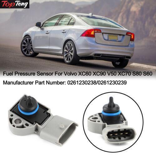 ya 1 8.5.1 Fuel Rail Pressure Sensor 0261230238 for Volvo XC60 XC90 V50 XC70 S80 S60