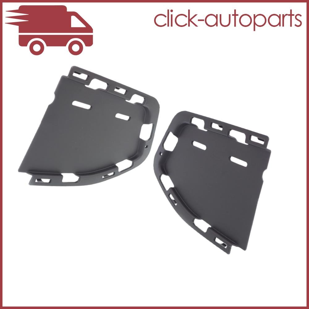 ya 27 6.18.2 2Pcs Bumper Face Bar Grille Front Left Right Outer for 2014-2020 4-Series Black