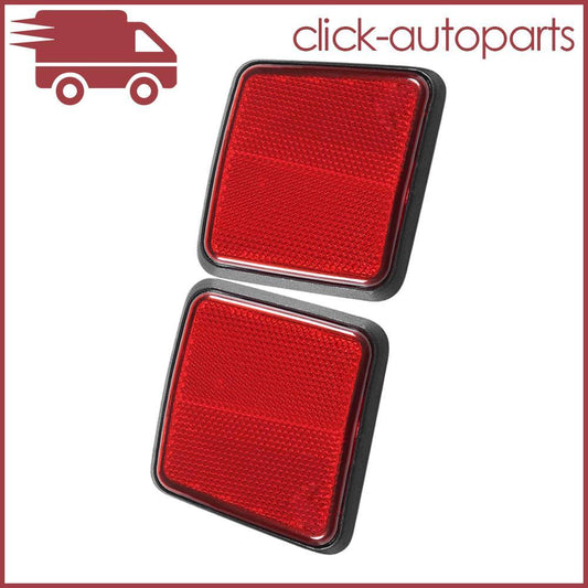 ya 27 6.21 2Pcs Left & Right Side Rear Bumper Reflector Panel Red For Escape 2005 2006 2007