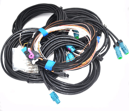 ya 3 6.25.2 retrofit 360 surround Reverse Camera Cable wiring kit for VW mqb for Tiguan for Golf CC