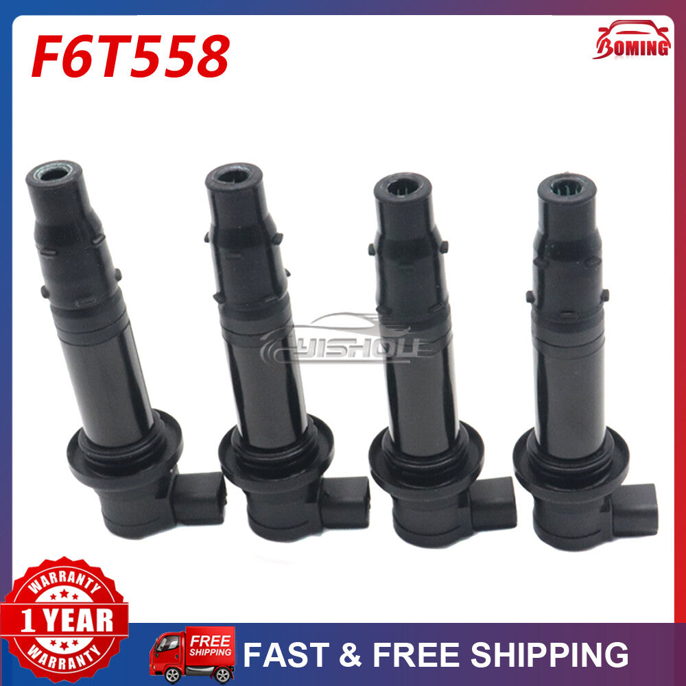 ya 5 8.7 Set of 4 Ignition Coils Fits for Yamaha MT-07 R6 RJ15 Bj YZF R1FZ8 F6T558 F6T588