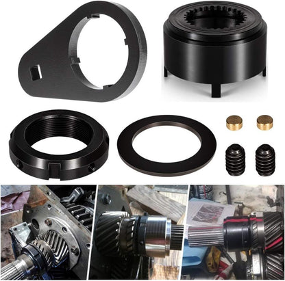 ya 5 8.7 5th Gear Lock Nut and Retainer Kit & 1/2 Drive Mainshaft for Dodge NV4500 4WD