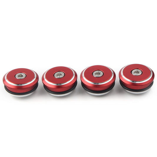 ya 7 6.10.2 Fit for Ducati 1199 Panigale 12-15 1299 Panigale 15-17 4x F for Ram e Plugs Cover Cap Red
