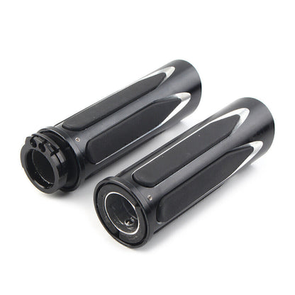ya 5 8.7 Handlebar Hand Grips Pair Fit for Harley Touring Road Electra Glide Softail Breakout