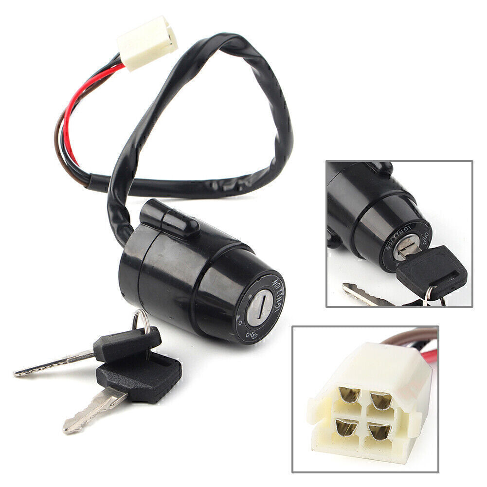 ya 4 6.22 Ignition Switch 4-Wires Fit for Yamaha XT250 XT500 DT100 DT125 DT175 DT250 DT400