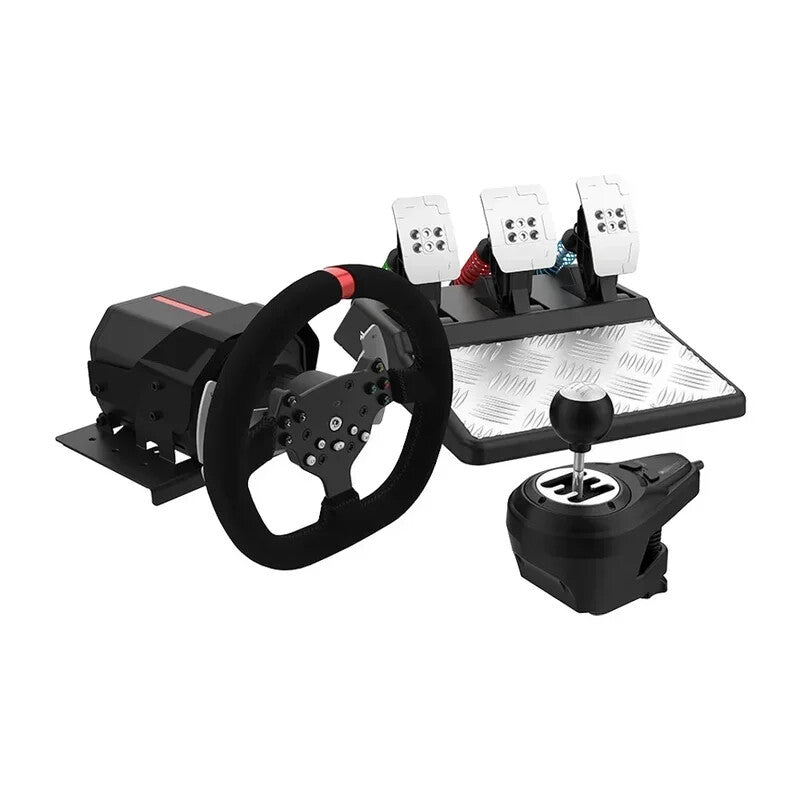 ya 26 8.1 V10 Force Feedback Racing Game Steering Wheel Simulator Full Set of Equipmenta