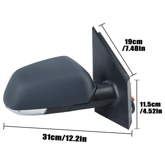 ya 1 8.5.2 for VW Polo Mk4 Hatchback 2005-2010 Rechts Au?enspiegel Spiegel Mit Heizung