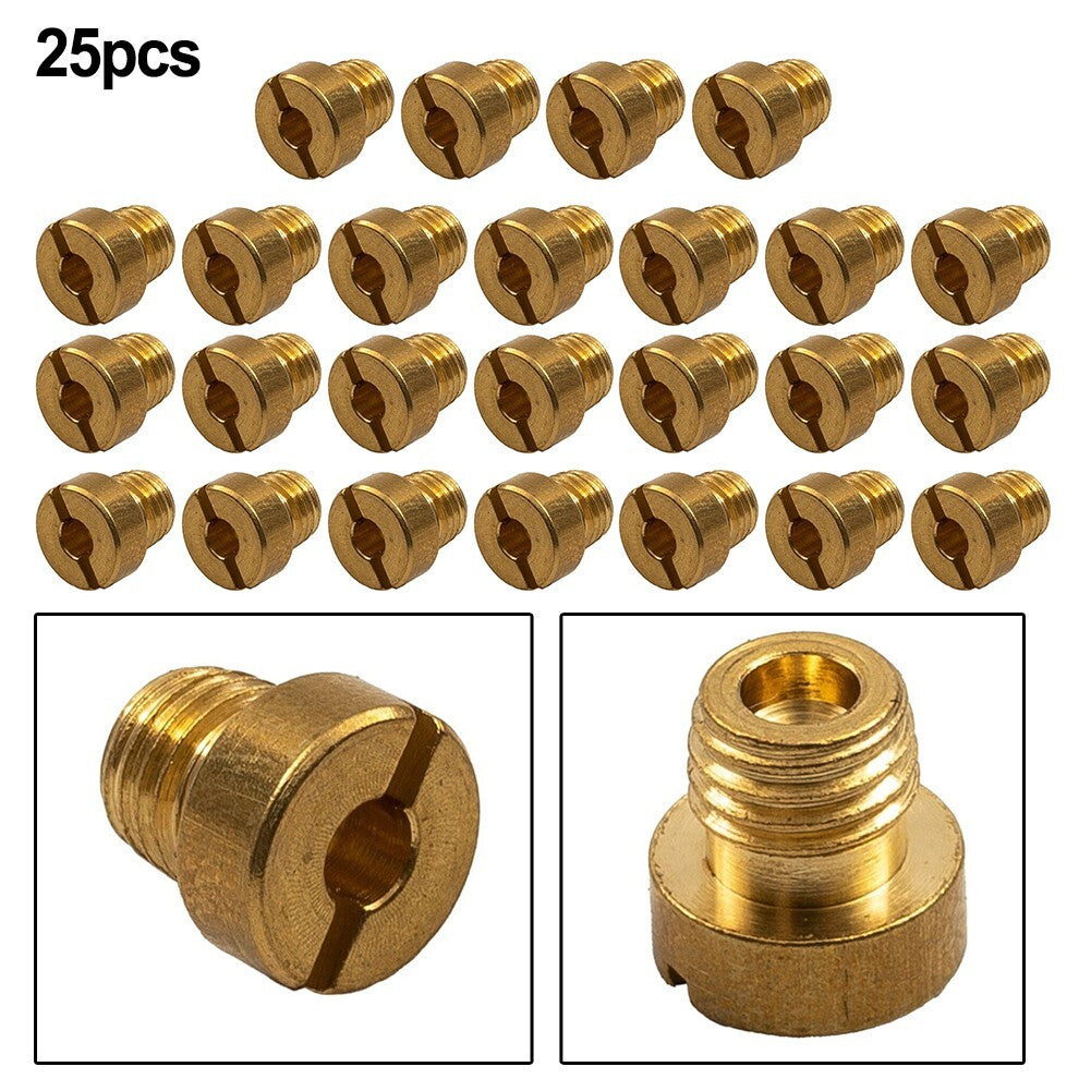 ya 5 8.7 25x main jet M6 for & for Mikuni carburetors 6mm main jet set 88- 98