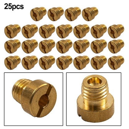 ya 5 8.7 25x main jet M6 for & for Mikuni carburetors 6mm main jet set 88- 98