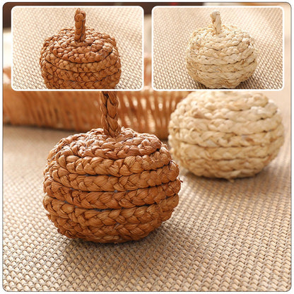 ya 25  2 Pcs Decorative Pumpkins Outdoor Fake Or ments Small for Decorating