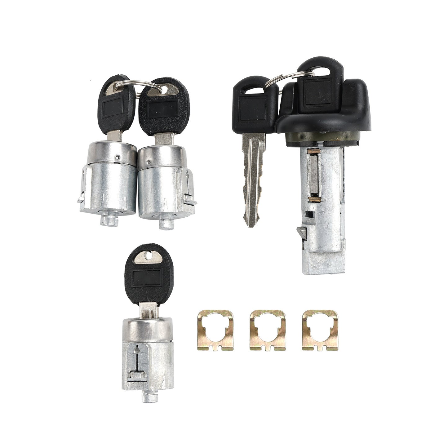 ya 5 8.7 Ignition switch cylinder and 3 door lock set with 2 keys for Suburban Tahoe 98 ~ 99