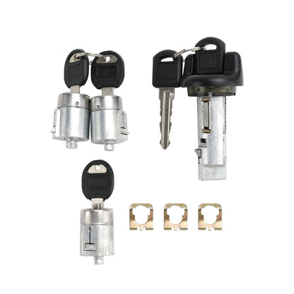 ya 5 8.7 Ignition switch cylinder and 3 door lock set with 2 keys for Suburban Tahoe 98 ~ 99