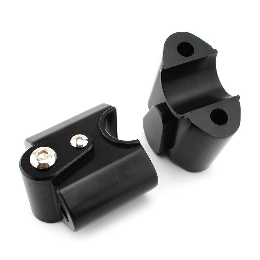 ya 5 8.7 Black Handlebar Risers Handle Bar Lift Clamp Adapters for BMW R 18