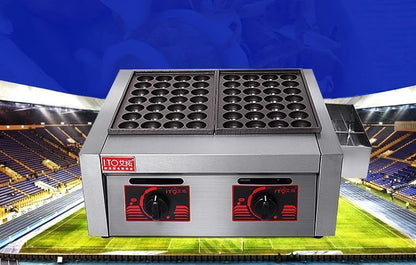ya 25 Commercial LPG Takoyaki Maker Takoyaki Machine Fish Ball Grill 56pcs/per time