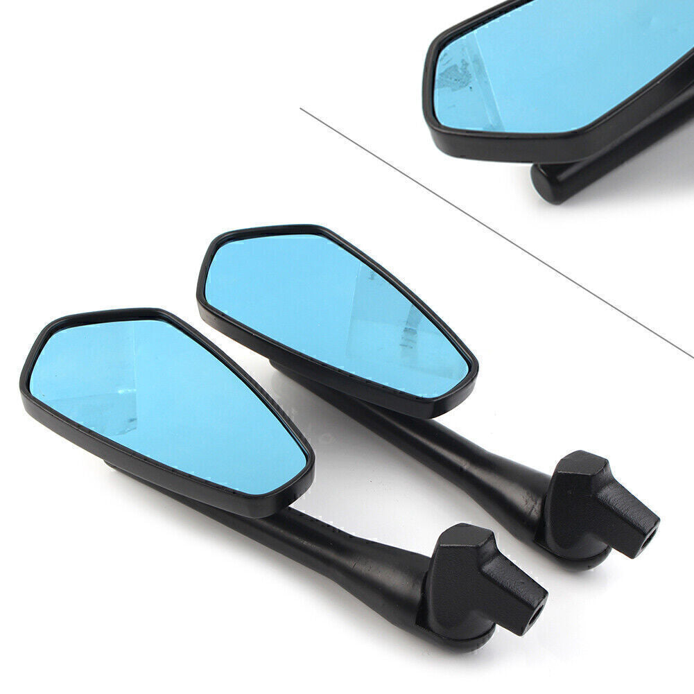 ya 4 6.21 For all Motorcycle 7/8 Handle Bar End 2x Rear Side Mirrors Rearview Universal
