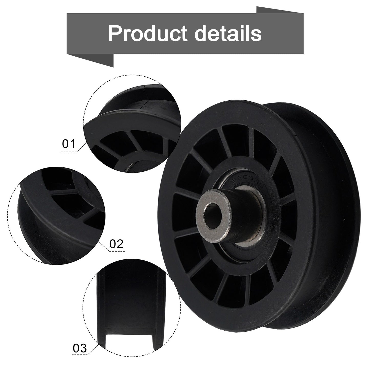 ya 14 Part Accessories Lawn Tractor 194327 532194327 Flat Idler Pulley