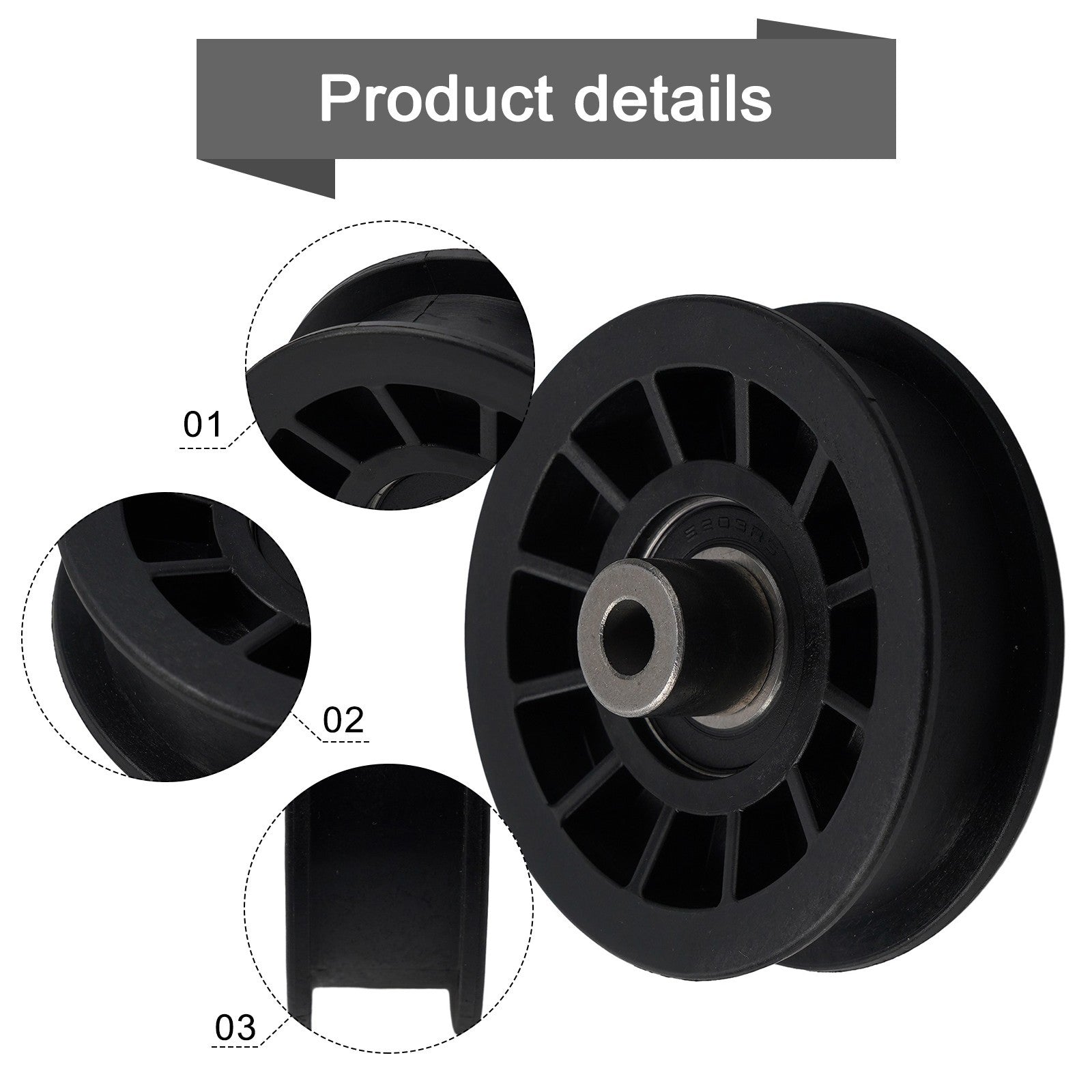 ya 14 Part Accessories Lawn Tractor 194327 532194327 Flat Idler Pulley
