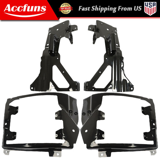 ya 10 10.28 Front bumper inner bracket + bumper bracket suitable for 2016 - 2018 Silver