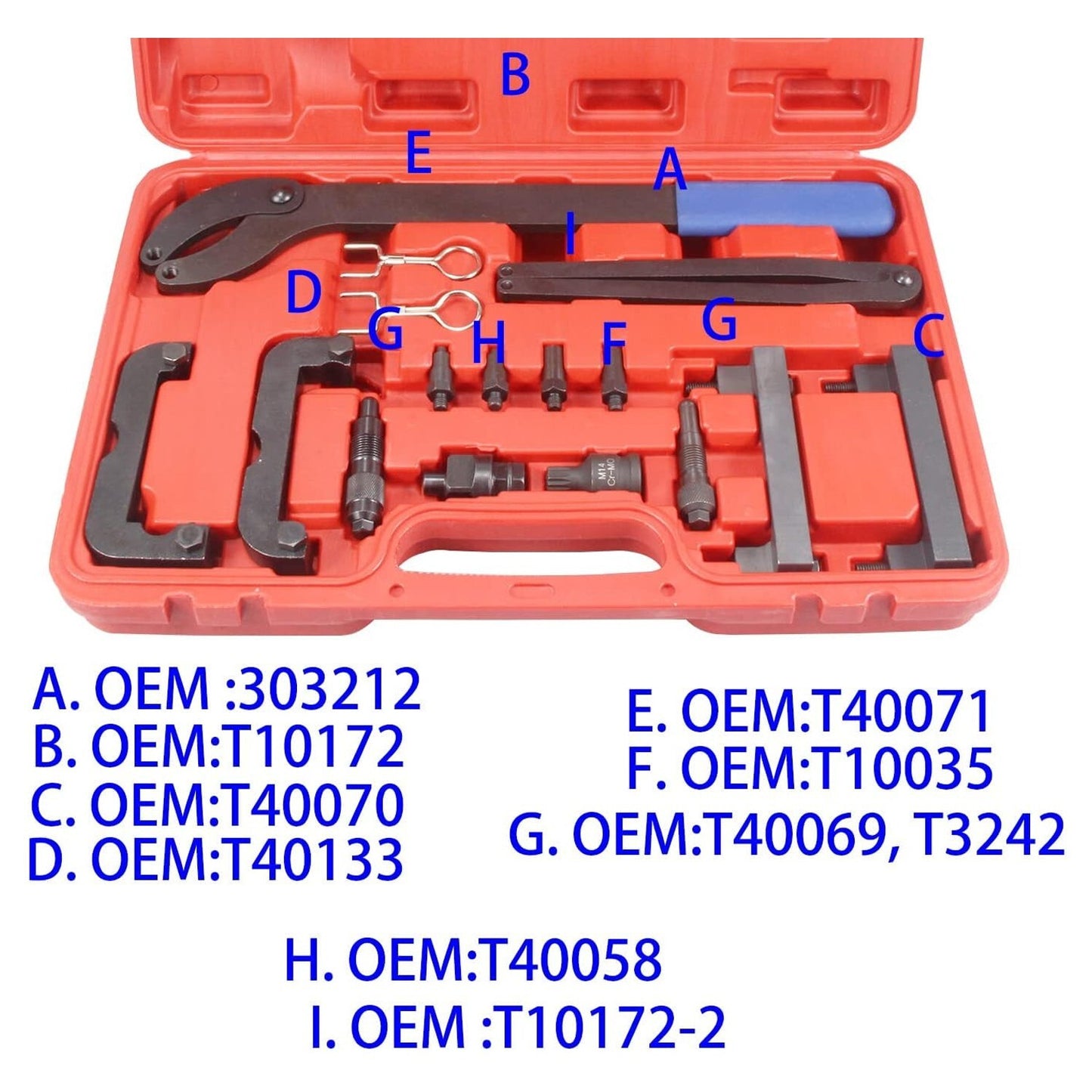 ya 2 6.29 Engine timing tool for Audi for VW 2.0 2.4 2.8 3.0T 3.2 4.2 5.2 for Porsche 3.0T T40070O