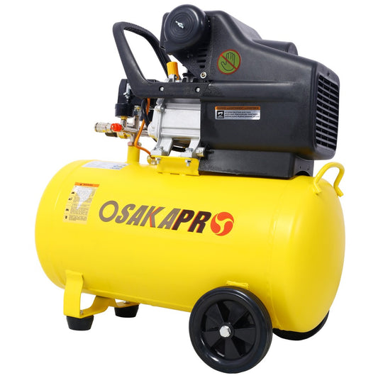 ya 28 Yellow 4.5HP 13 Gallon Oil-Lubed Air Compressor,Ultra Quiet,Adjustable Pressure