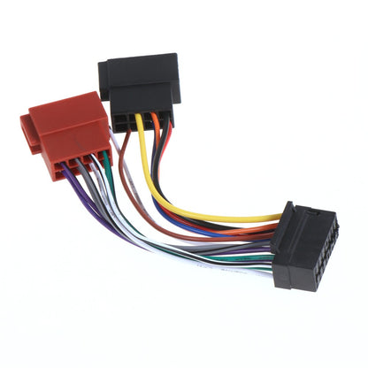 ya 5 8.7 Replacement Heat-resistant 16 Pin to ISO Adapter Wire Harness CD DVD Player
