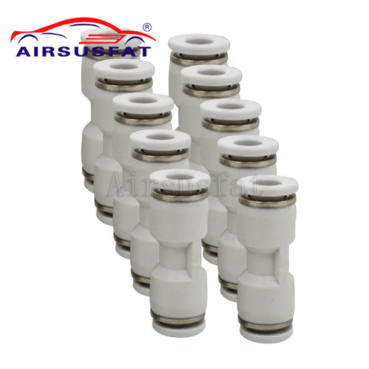 ya 1 8.5.2 10pcs for Mercedes Suspension Air Pipe Hose Repair Straight Connector 6mm to 6mm 