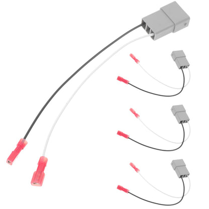ya 5 8.7 4 Pcs Horn Harness Adapter Adapters Cable Connector Wires Speaker for Car