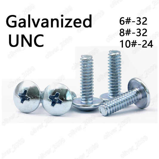 Galvanized Steel Phillips Cross Recessed Truss Head Screws 6# 8# 10#