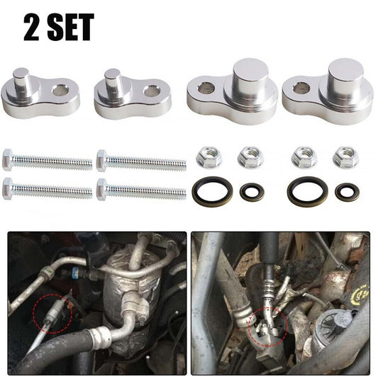 ya 12 5.22.2 2 SET Rear Air A/C Block Off Fits 2007-2017 for Chevy Traverse for GMC Acadia for Buick