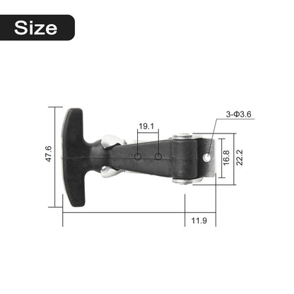 ya 26 Practical T Handle Draw Latch with Nice Elasticity Stainless Steel Brackets