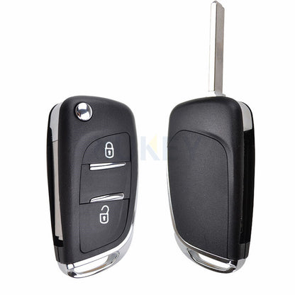 ya 5 8.7 Button Remote Key Case Blade Shell for Peugeot 207 307 308 for Citroen C2 C3 C4 C8