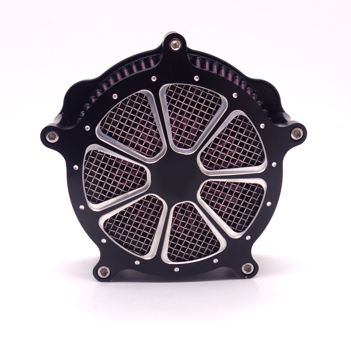 ya 5 8.7 Black CNC Air Cleaner Intake Filter System for Harley Softail Touring 2014-2015