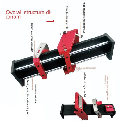 ya 25 Household Woodworking Planer, Kitchen Knife, Gantry Fixed-angle ener