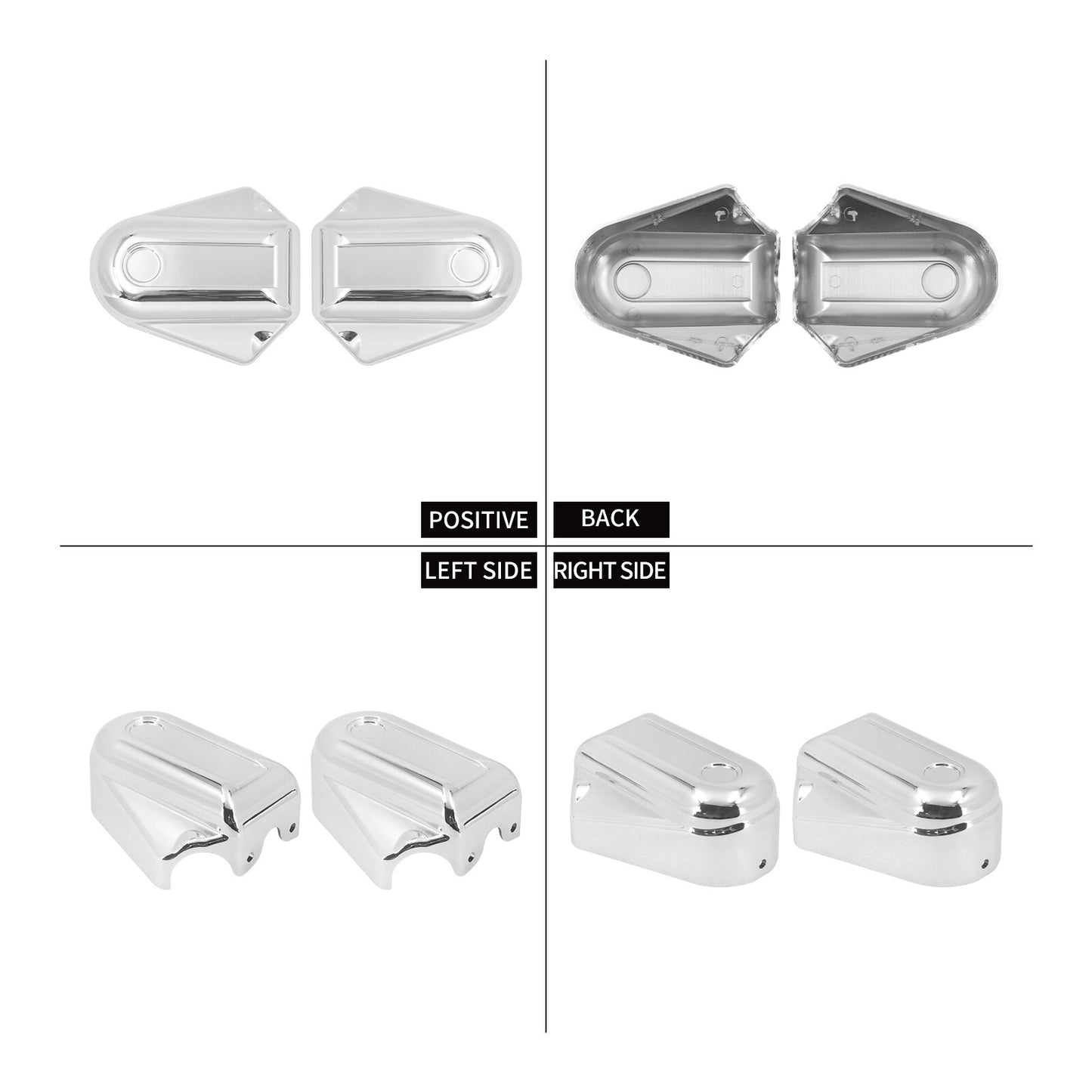 ya 5 8.7 Chrome Bar Shield Rear Axle Covers Swingarm for Harley Softail Slim Deluxe 08-17