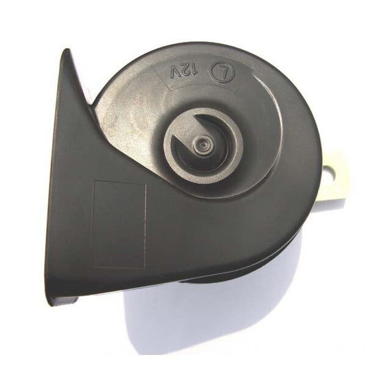 ya 8 5.27 Black Loud Dual-tone Snail Universal Electric Horn 12V 110 dB Car Truck 2PCS Set
