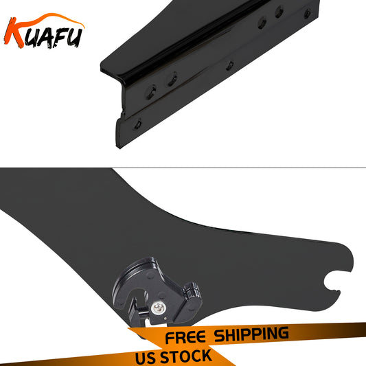 ya 12 5.21 Two Up Tour Pack Pak Trunk Mount Bracket Luggage Rack for Harley Touring 97-08