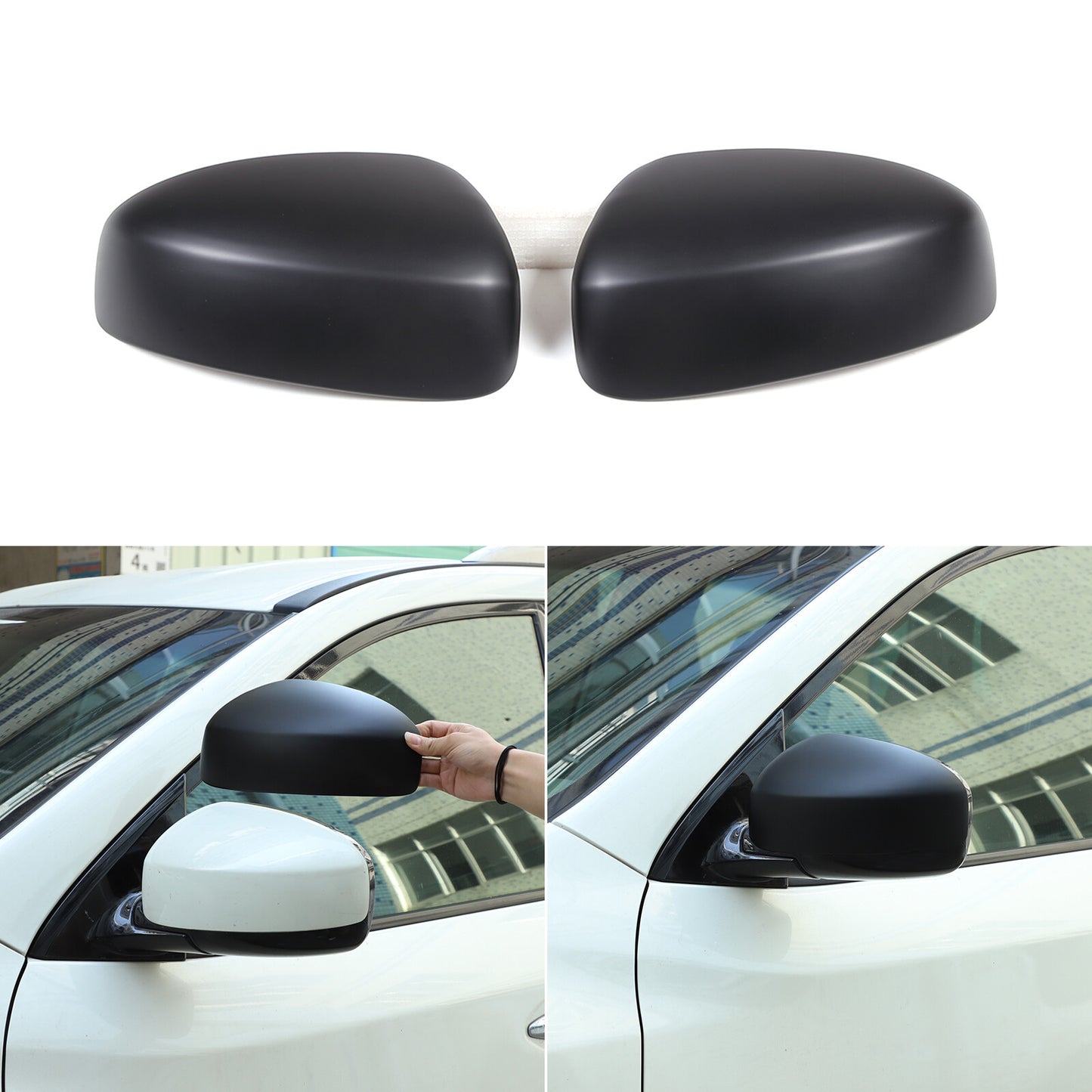 ya 1 8.5.1 Gloss Black Rear Front Logo Badge Ring Protector for Subaru Forester 2022-23