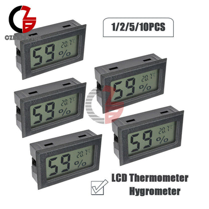 ya 14 1/2/5/10PCS Digital LCD Temperature Humidity Meter Thermometer Hygrometer